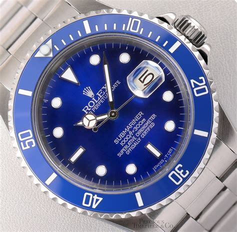 rolex submariner stainless steel blue price|rolex submariner blue bezel price.